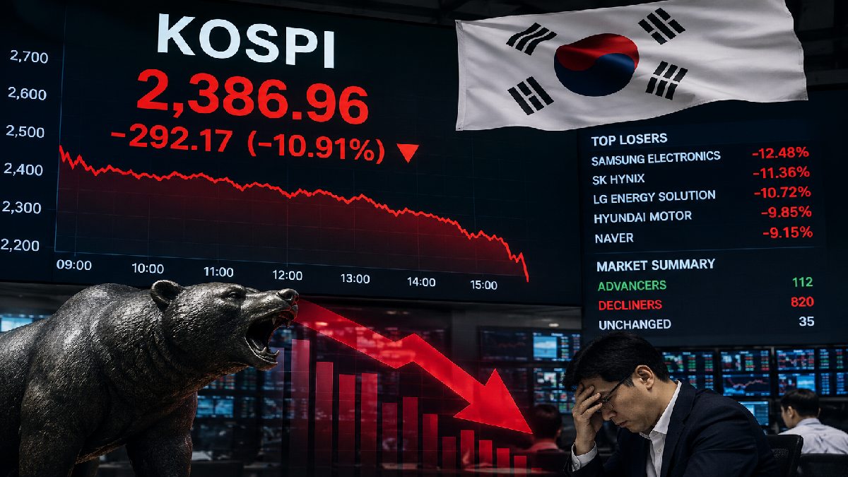 KOSPI Crashes 11%