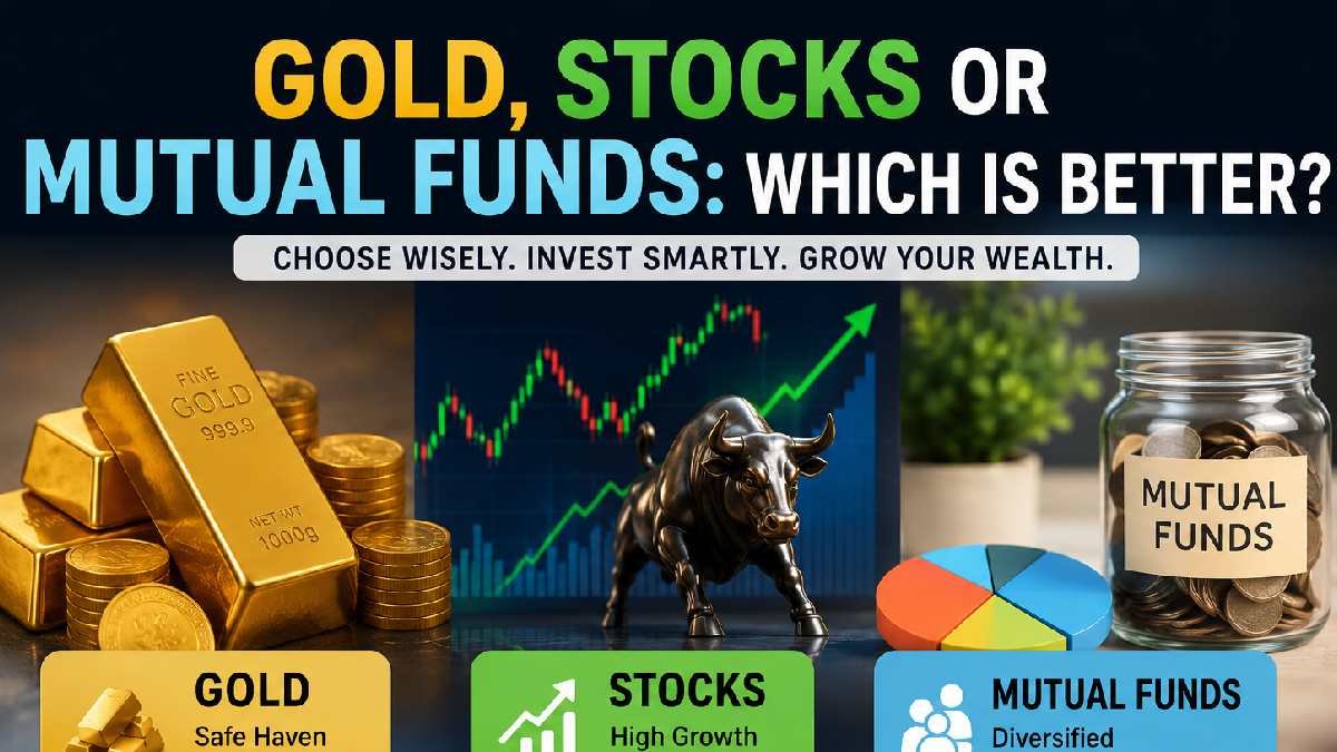 Gold stocks and mutual funds comparison
