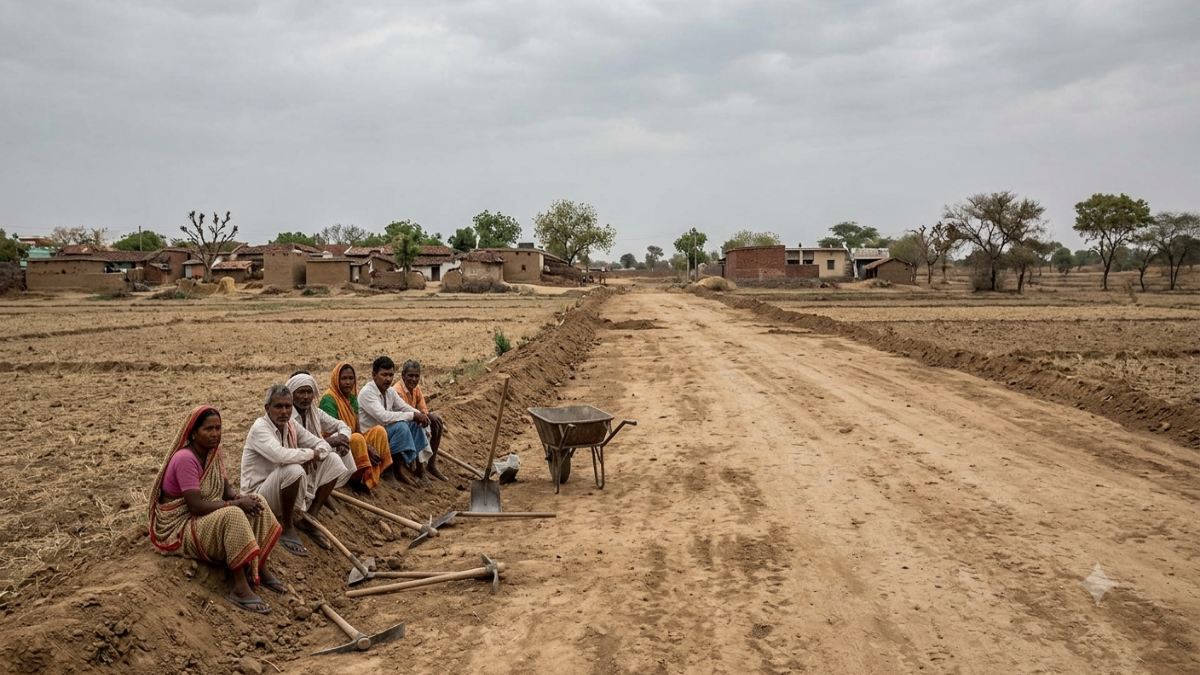 Rural Jobs Under VB-G RAM G Scheme Fall Nearly 50% in First Month; Person-Days Drop Sharply