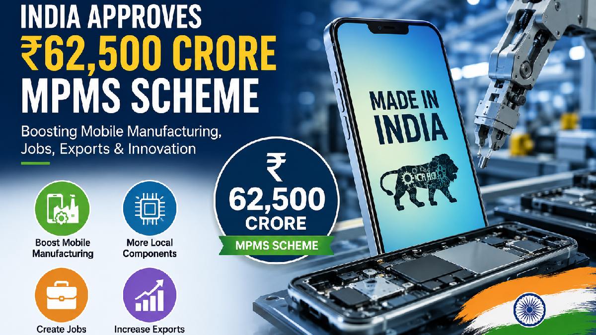 India Approves ₹62,500 Crore MPMS Scheme India Approves ₹62,500 Crore MPMS Scheme