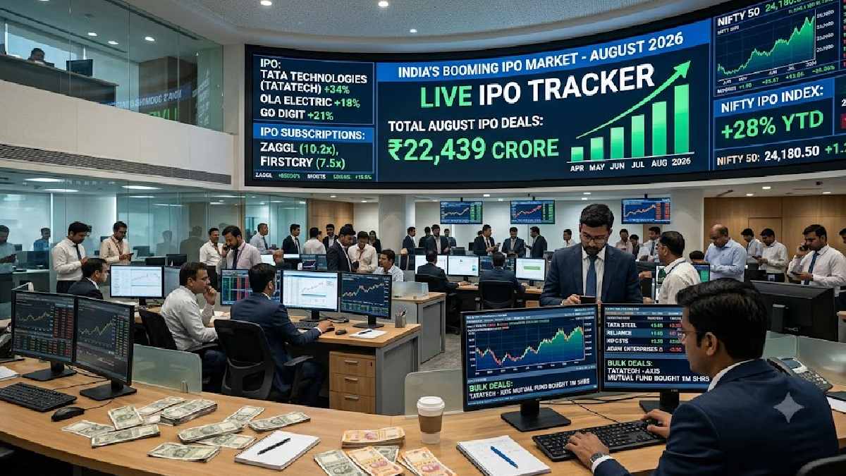 August IPO fundraising and bulk deal activity August IPO fundraising and bulk deal activity