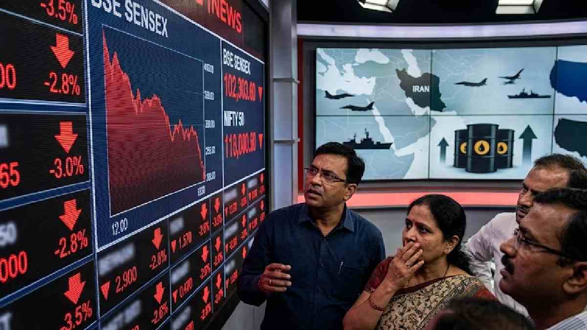Sensex Nifty fall amid Iran US tensions