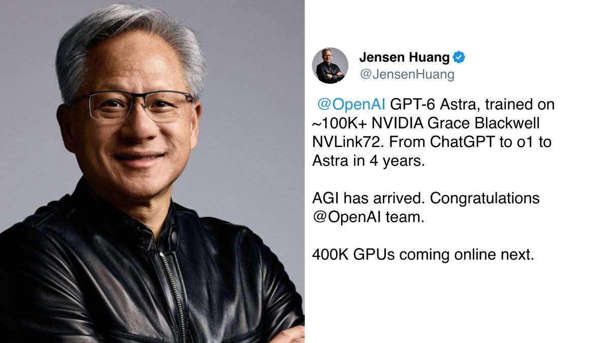 Jensen Huang Says “AGI Has Arrived”: Nvidia CEO Credits OpenAI’s Astra as AI Chip Demand Surges