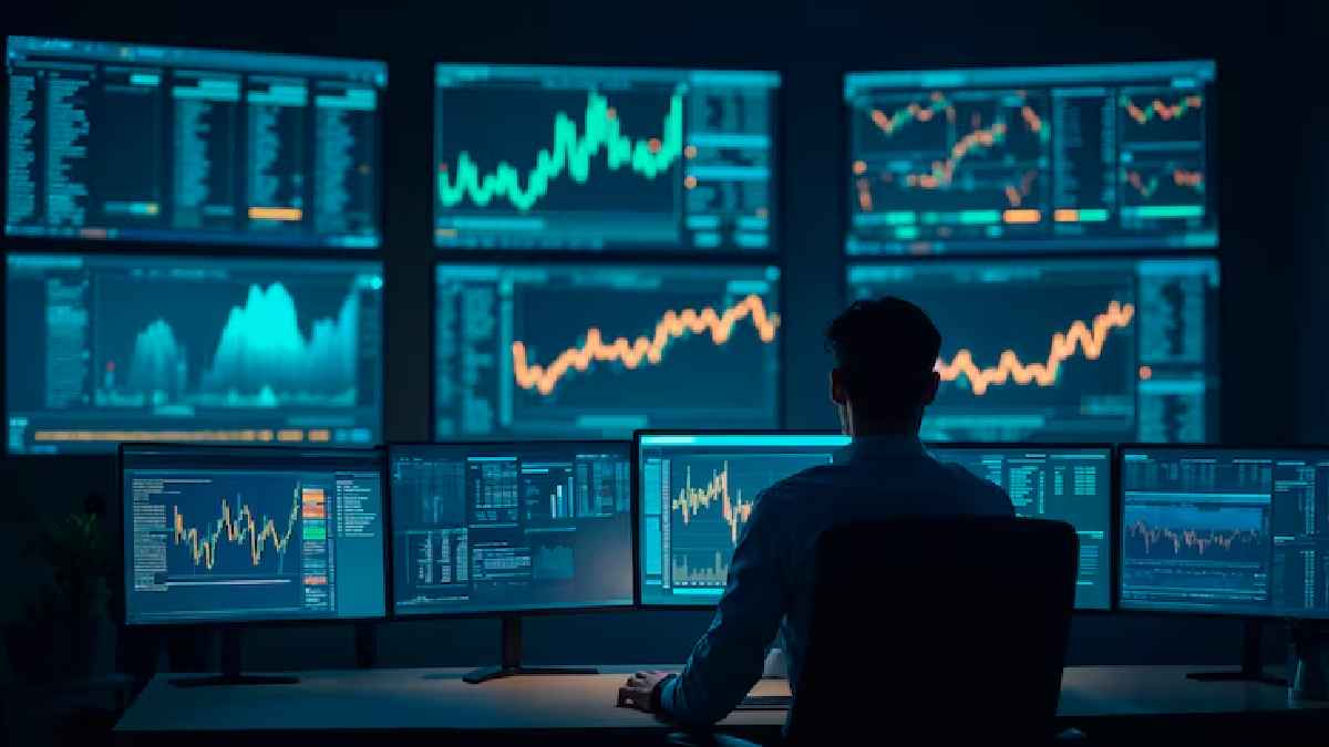 Trader avoiding impulsive stock market trades