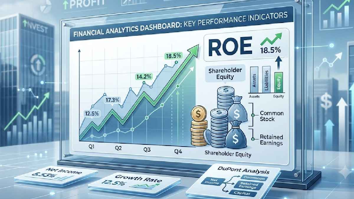 Return on Equity financial analysis chart